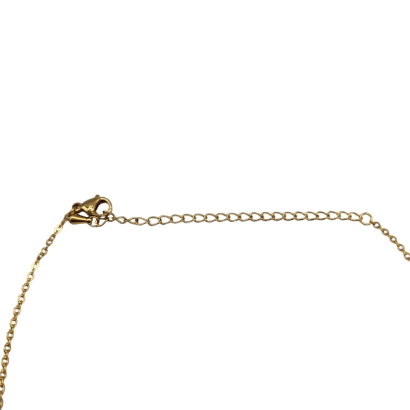 Gold-Toned Sun & Moon Necklace – Celestial-Themed Jewelry with Unique … - Picture 3 of 3